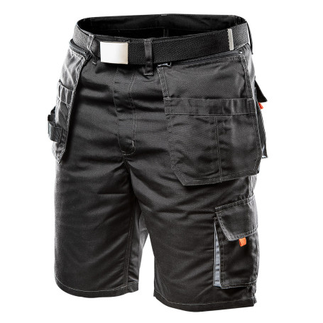 HD shorts, canvas belt, detachable pockets, size S/48