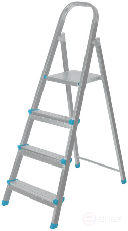 Steel ladder, 4 steps, weight 4.5 kg