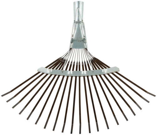 Грабли веерные регулируемые пластинчатые, 20 зубьев, 250-415 мм, без черенка