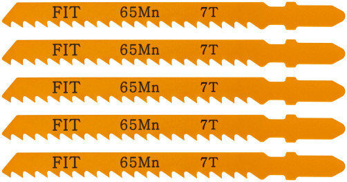 Canvases for e/jigsaw on wood, Europe.shank, reinforced steel 65 Mp, 5 pcs., 6 TRI