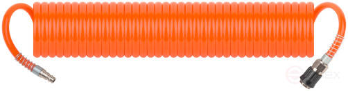 Extension hose with quick-release connectors, diameter 8x12 mm, 10 m