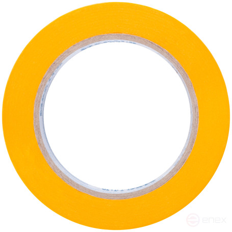 Лента малярная золотистая, рисовая бумага, термостойк. до 120°C, УФ-стойкость до 30 дней, 36 мм х 50 м