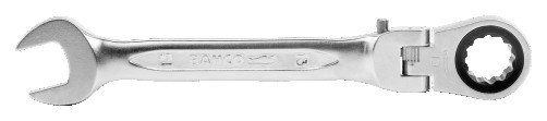 Ключ комбинированный с трещоткой и шарниром, 8 мм