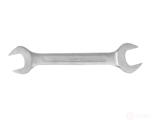 Ключ гаечный рожковый двусторонний 30х32 хромирование HORTZ (7811-0042)