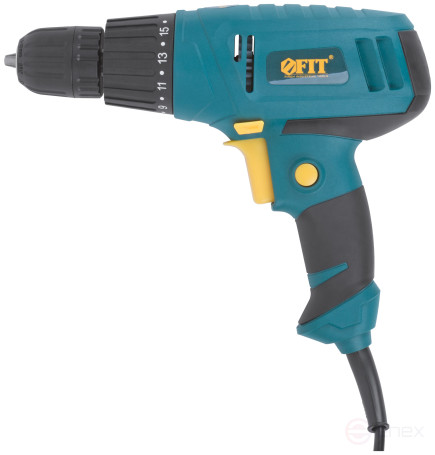 Electric drill-Screwdriver 280 W; 0-750 rpm; BzP 10 mm; cut. tilt; 20 Nm; 1.3 kg; carton