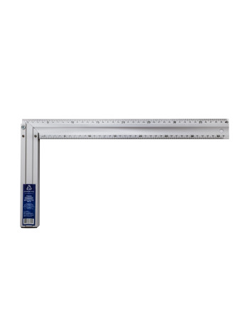 Угольник алюминиевый строительный 400 мм (две шкалы)