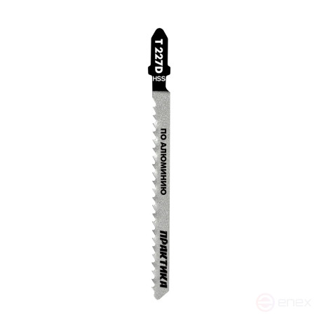 Пилки для лобзика по алюминию ПРАКТИКА тип T227D 100 х 75 мм, криволинейный рез, HSS (2шт. (034-557)