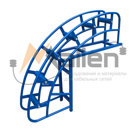 Cable angle guide roller RCU 6-150M (cable diameter up to 150 mm, roller load up to 200 kg) MALIEN