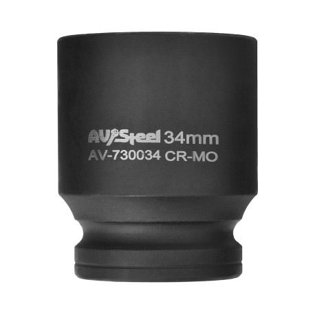 Головка ударная 3/4" шестигранная 34 мм "AV Steel" AV-730034