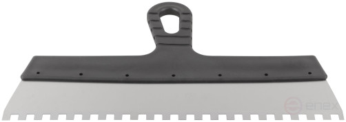 Шпатель фасадный нержавеющий зубчатый 350 мм / зуб 8 мм