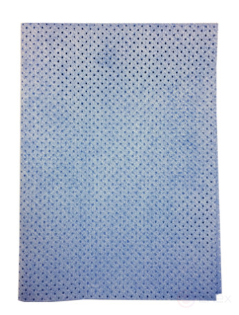ACG SALPA 30 PACK 50 ACG Blue perforated artificial suede, size 55 x 40 cm (300g/m) (50 pcs box) 1014208