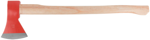 Axe forged reinforced steel, wooden long handle 1400 gr.