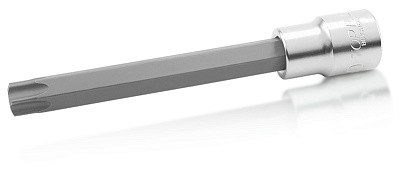 Головка торцевая TORX 1/2" T55 L=140 мм с отверстием TOPTUL
