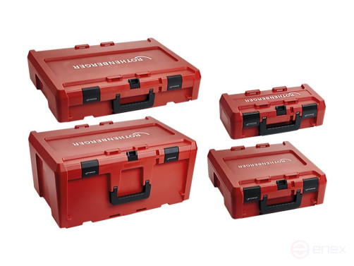 Suitcase ROCASE 4212 red, without liner 39x19x12 cm