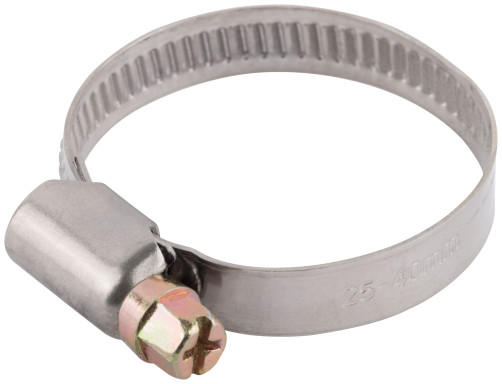 Crimp clamp (stainless steel with welding) 25-40 mm