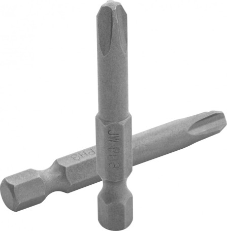 D150P3A Bits 1/4" cross, PH#3, 50mm S2 material