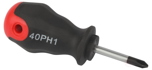 40PH1 Отвертка ЭРА PH 1х40 мм крестовая двухкомпонентная рукоятка