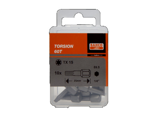 Биты под винты TORX, 25 мм 60T/T8