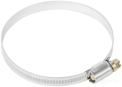 Хомут обжимной накатной, ширина 9 мм, нерж.сталь 60-80 мм