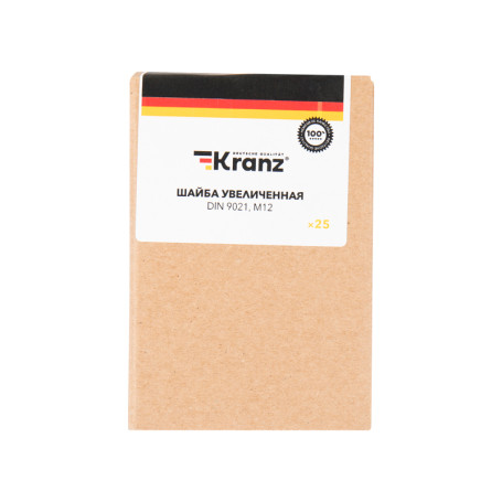 Enlarged washer KRANZ DIN 9021, M12, box (25 pcs/pack)