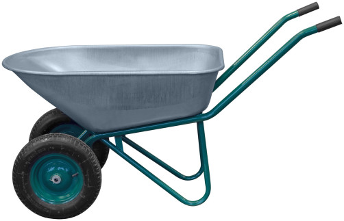 Construction two-wheeled Pro wheelbarrow, 100 l, load capacity 250 kg