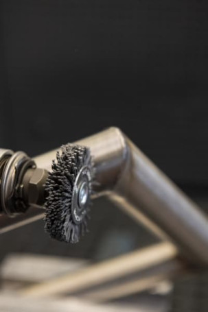 Дисковая щетка с хвостовиком, полиамидная щетина BRS 600 P, 50 x 9 x 6, 358364