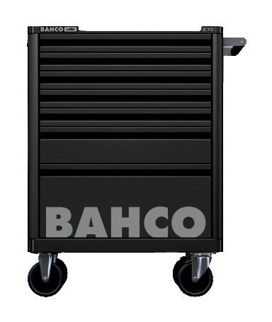 Tool cart with 7 drawers, black