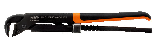 1 1/2" Pipe wrench quick-adjustable, 430 mm