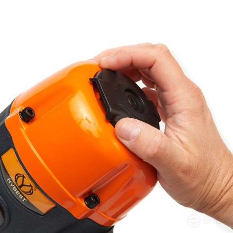 Nail gun for construction HYBEST HCN90P (pneumatic, CNW nails, magnesium)