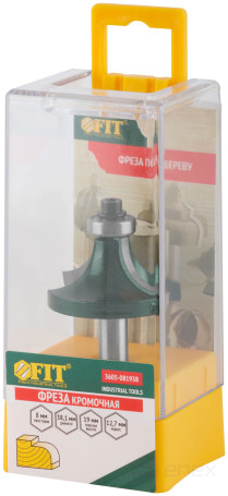 Фреза кромочная калевочная с нижним подшипником DxHxL=38,1х19х60 мм