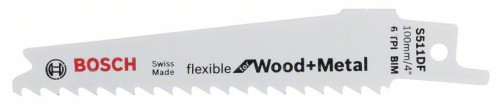 Саблевидная пила S 511 DF Flexible for Wood and Metal, 2608657723