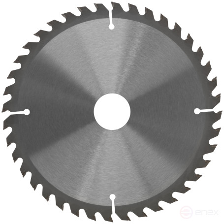Circular saw blade for wood 185 x 30 x 40T + 2 rings: 30/20 and 20/16 mm