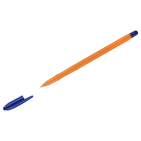 STAM Vega ballpoint pen blue, 1.0mm, orange case