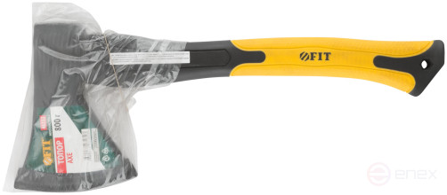 The axe is forged reinforced steel, reinforced fiberglass handle 800 gr.