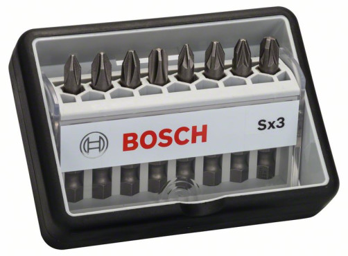 Set of Robust Line of 8 nozzles-bits Sx Extra Hart 49 mm, 8 pcs., 2607002558