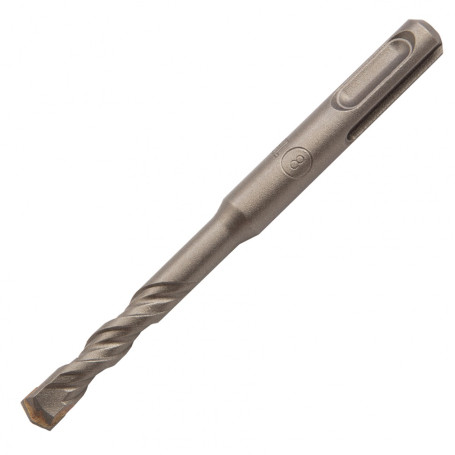 Concrete drill, double spiral, three dust-removing edges, 8 x 110 mm DENZEL