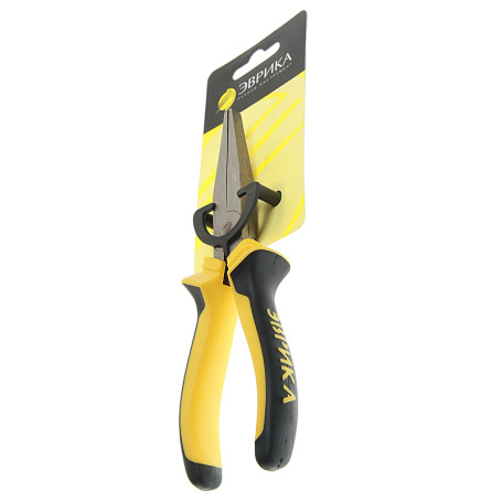 Тонкогубцы прямые 6" ЭВРИКА 1/6/60