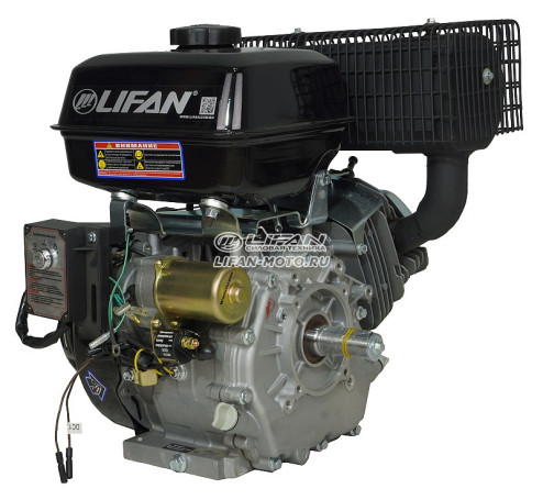 Lifan 192FD engine, 25mm shaft, 3 Amp coil