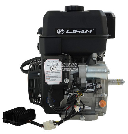 Lifan KP500E ECC engine, 25mm shaft, 18 Amp coil (filter element type "winter")