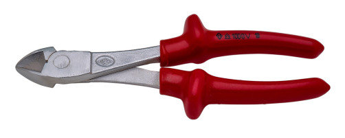 200 mm side pliers with open hinge, insulated