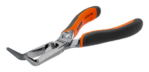 Long pliers with curved jaws, 160mm 2427 GC-160IP