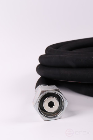 ACG Шланг для АВД 15 м 2-х оплеточный 2SN d-8мм (гайка металл 22х1,5 - 22х1,5) 1006477