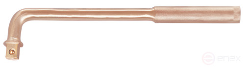Angle handle 3/4" BeCu intrinsically safe 121-1006, HORTZ