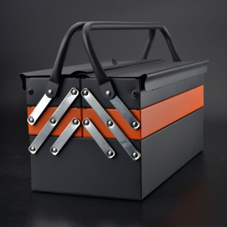 Metal folding tool box 420 mm// HARDEN
