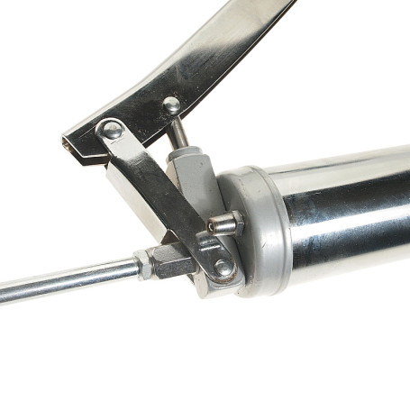 Шприц плунжерный для смазки со стальной трубкой и насадкой 400 мл.(усиленная конструкция) , давление 482 bar ЭВРИКА 1/10