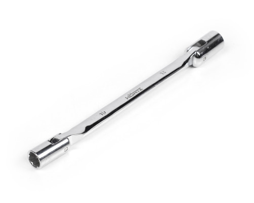 Ключ торцевой шарнирный 10х12 хром HORTZ