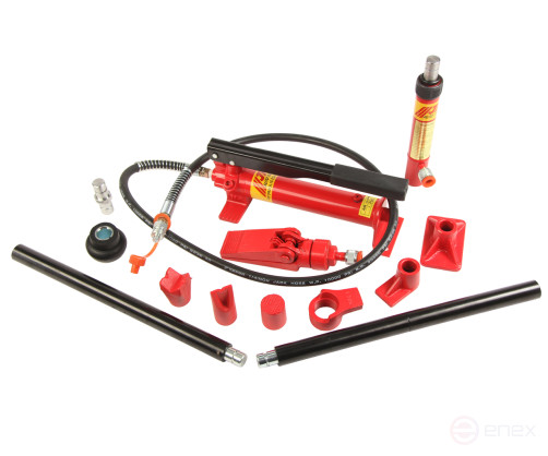 Hydraulic Bodywork Tool Kit, 4t force, 17 items in a JTC case