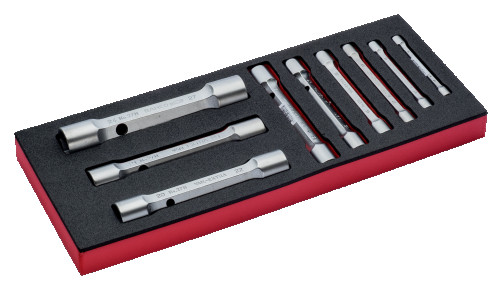 Fit&Go Set of double-sided socket wrenches in a bed, 9 pcs