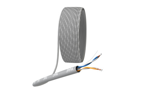 UL-2-PVC-A Кабель витая пара ЭРА SIMPLE U/UTP 2x2x24 AWG Cat5e CCA PVC 305м
