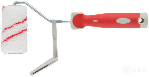 Edging roller, 30 core, acrylic, 11 mm pile, 2-K handle, 100 mm